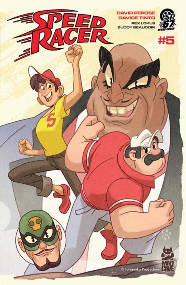 Speed Racer (2025) #5 Cover B Sean Galloway Retro Manga Variant