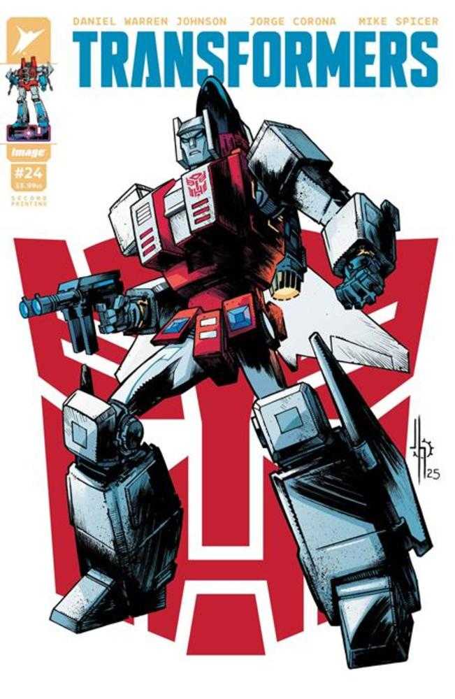 Transformers (2023) #24 Variant (2nd Printing) Cover B Jason Howard Autobot Variant