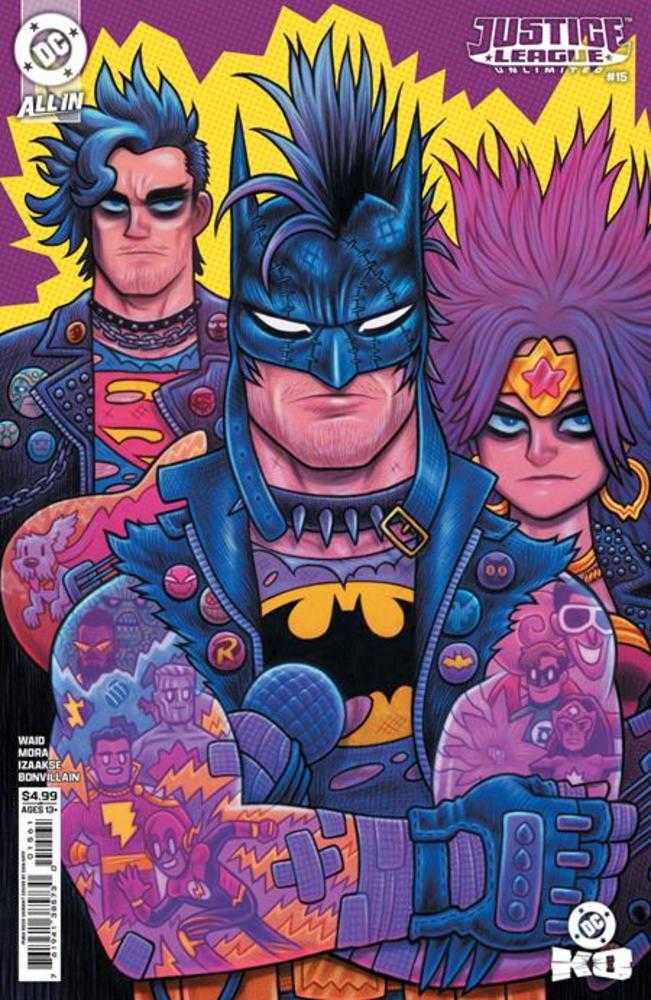 Justice League Unlimited (2025) #15 Cover G Dan Hipp Punk Rock Card Stock Variant (DC K.O.)