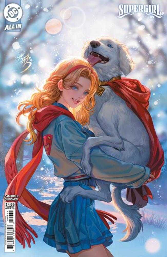 Supergirl (2025) #9 Cover E Fan Yang Sweater Weather Card Stock Variant