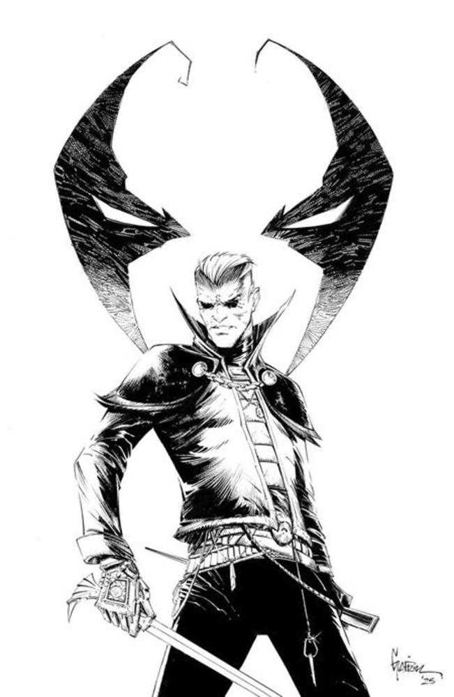 Curse Of Sherlee Johnson #5 Cover C Jonathan Glapion Black & White Full Art Variant