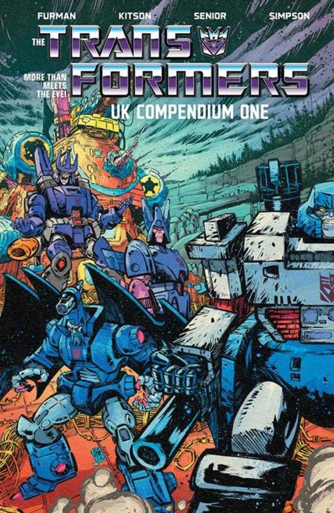 Transformers UK Compendium TPB Book 01 Jorge Corona & Mike Spicer Cover <OFC>