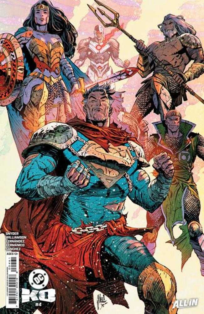 DC K.O. #4 (Of 5) Cover K 1:25 Guillem March Card Stock Variant