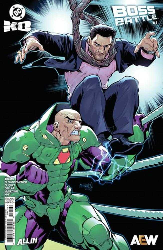 DC K.O. Boss Battle #1 (One Shot) Cover F Gleb Melnikov Aew Card Stock Variant <OFC>