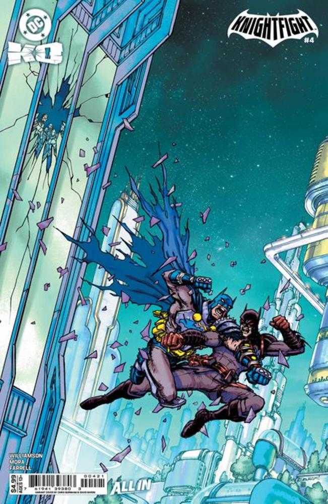 DC K.O. Knightfight #4 (Of 4) Cover B Chris Burnham Card Stock Variant (Out of Print)