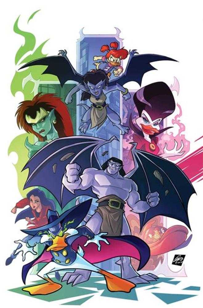 Gargoyles Darkwing Duck #2 Cover G (1:15) Ciro Cangialosi Full Art Virgin Variant