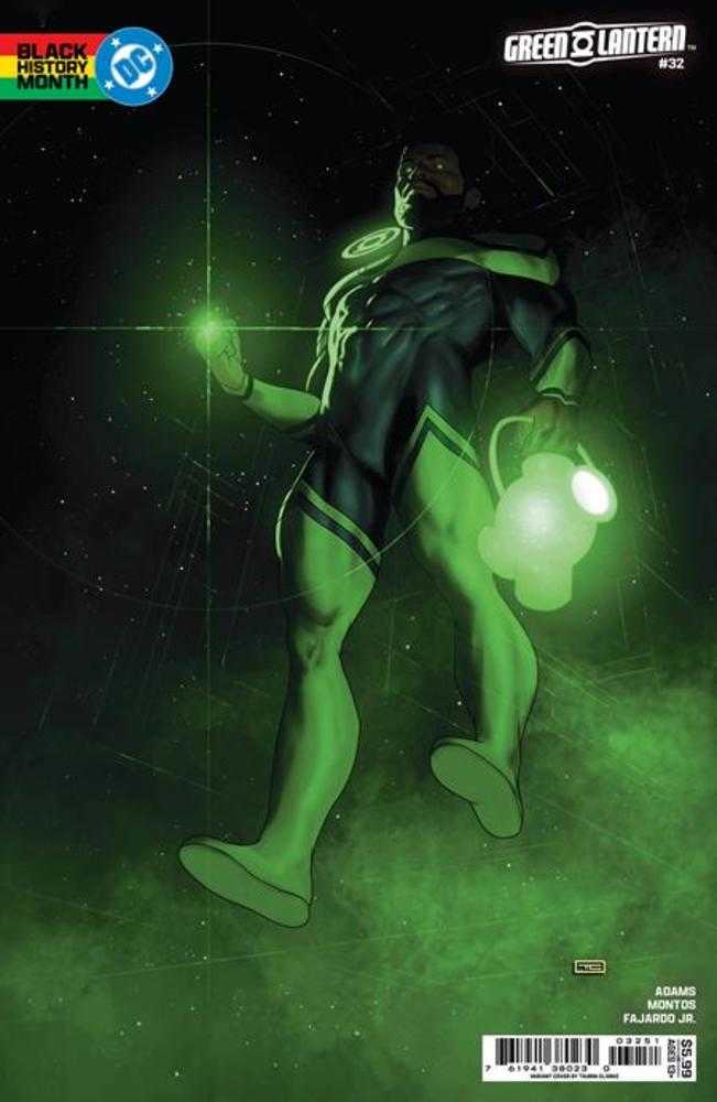 Green Lantern (2023) #32 Cover E Taurin Clarke Black History Month Card Stock Variant