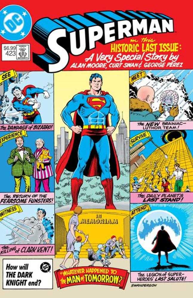 Superman (1939) #423 Facsimile Edition Cover B Curt Swan Foil Variant (Whatever Happened To The Man Of Tomorrow Part 1 Of 2)