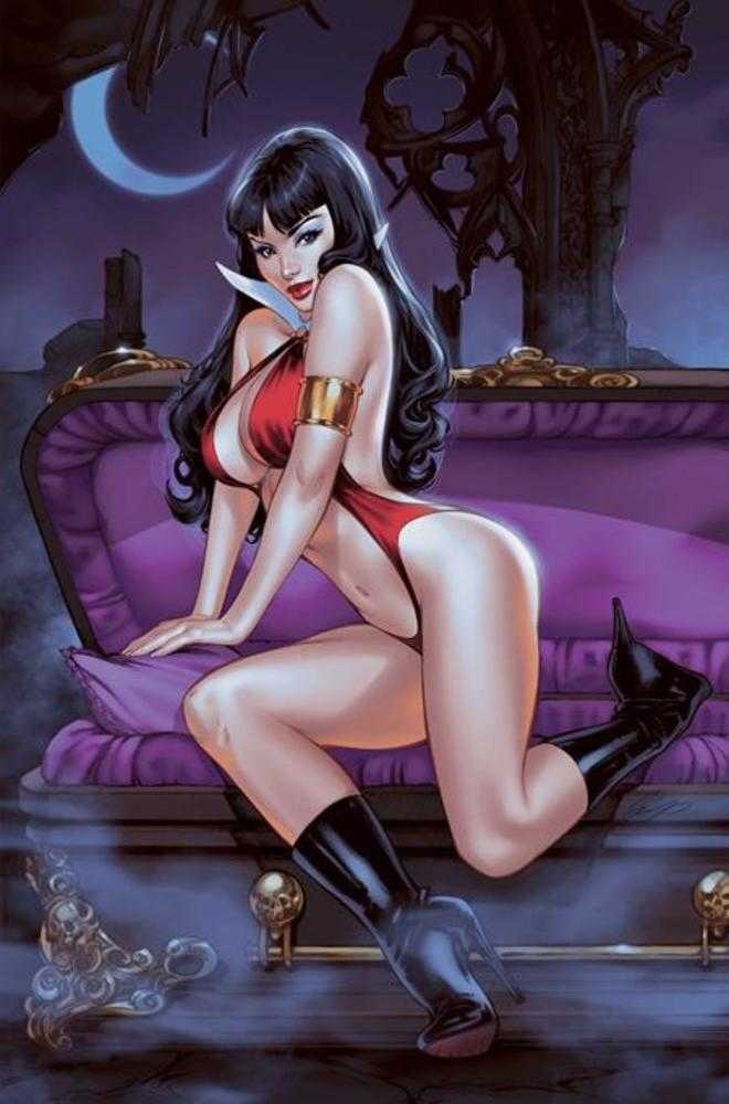 Vampirella (2025) #11 Cover H (1:10) Elias Chatzoudis Full Art Virgin Variant