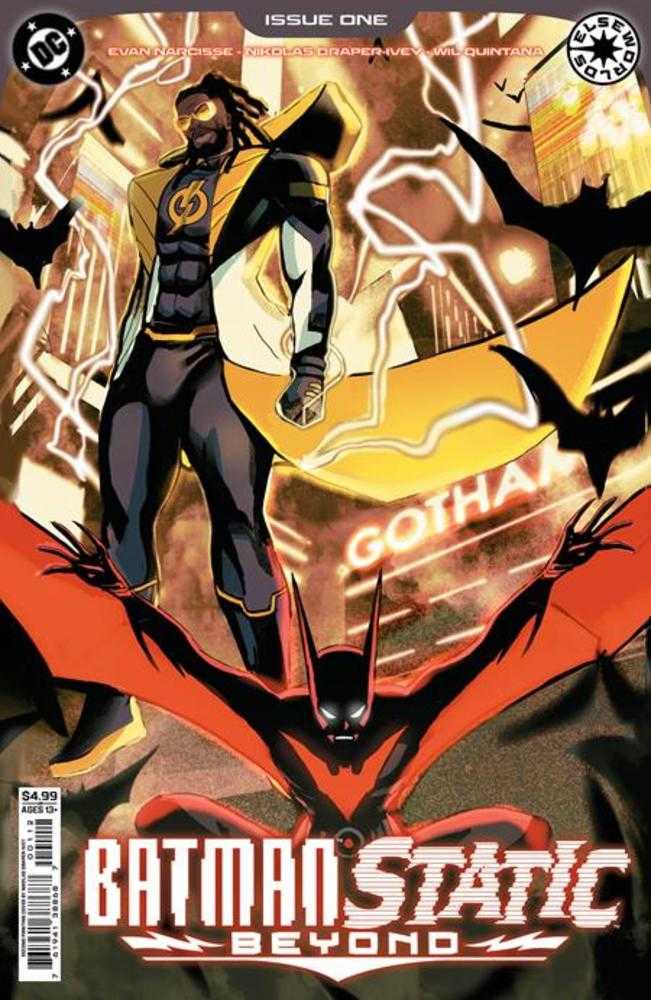Batman Static Beyond #1 (Of 6) Variant (2nd Print) Cover A Nikolas Draper Ivey