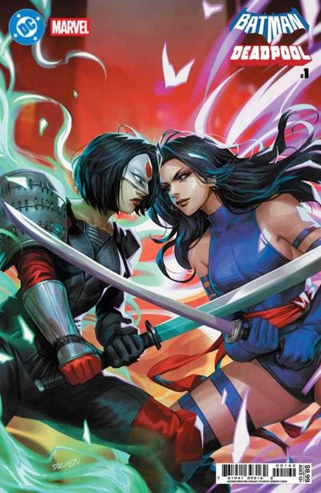 DC Marvel Batman Deadpool #1 (One Shot) Variant (2nd Print) Cover D Derrick Chew Card Stock Variant