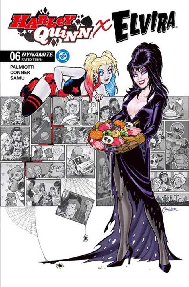 Harley Quinn X Elvira #6 Cover H (1:10) Amanda Conner Cookies Original Variant