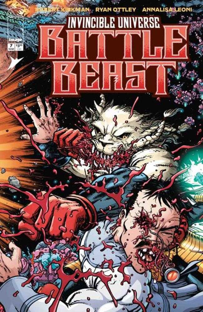 Invincible Universe Battle Beast #7 Cover C (1:10) Chris Burnham & Brian Reber Variant