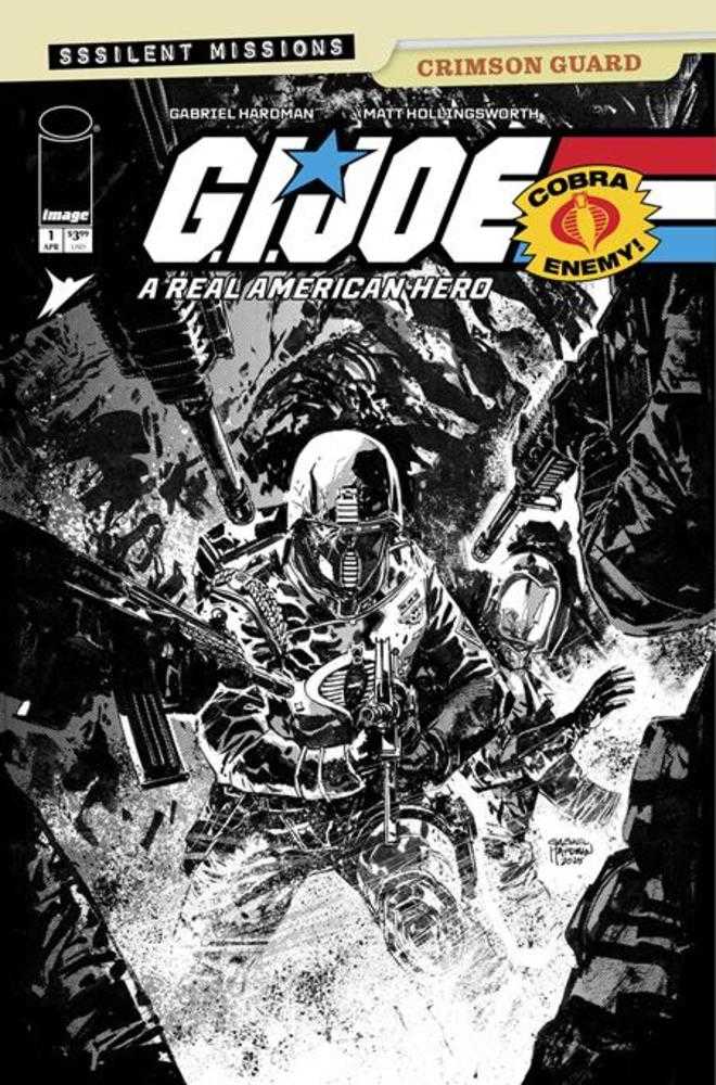 G.I. Joe A Real American Hero Sssilent Missions Crimson Guard #1 (One Shot) Cover C (1:10) Gabriel Hardman Inks Variant