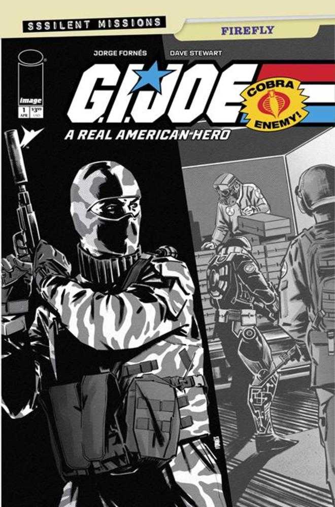 G.I. Joe A Real American Hero Sssilent Missions Firefly #1 (One Shot) Cover C (1:10) Jorge Fornes Inks Variant