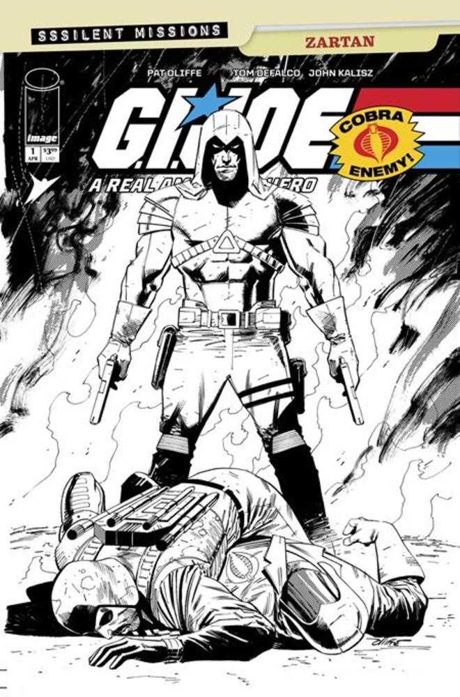 G.I. Joe A Real American Hero Sssilent Missions Zartan #1 (One Shot) Cover C (1:10) Pat Olliffe Inks Variant