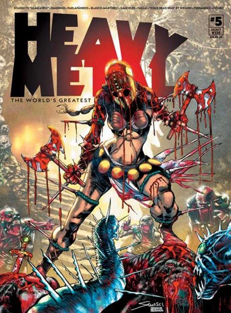 Heavy Metal Magazine (2025) #5 Cover B John Stanisci Variant (Mature)