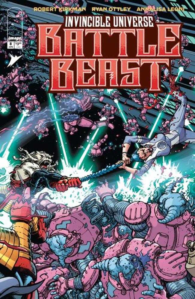 Invincible Universe Battle Beast #8 Cover C (1:10) Chris Burnham & Brian Reber Variant