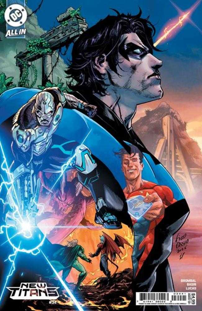 New Titans (2023) #34 Cover D Fico Ossio Things To Come Card Stock Variant