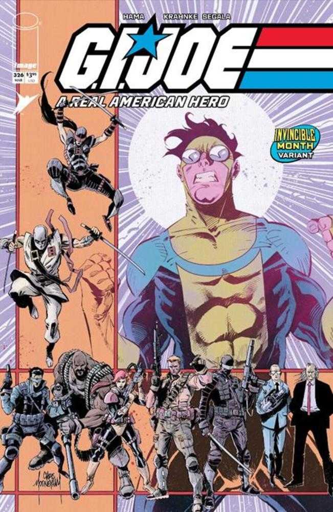 G.I. Joe A Real American Hero #326 Cover D Chris Mooneyham Invincible Team Up Variant (Out of Print)