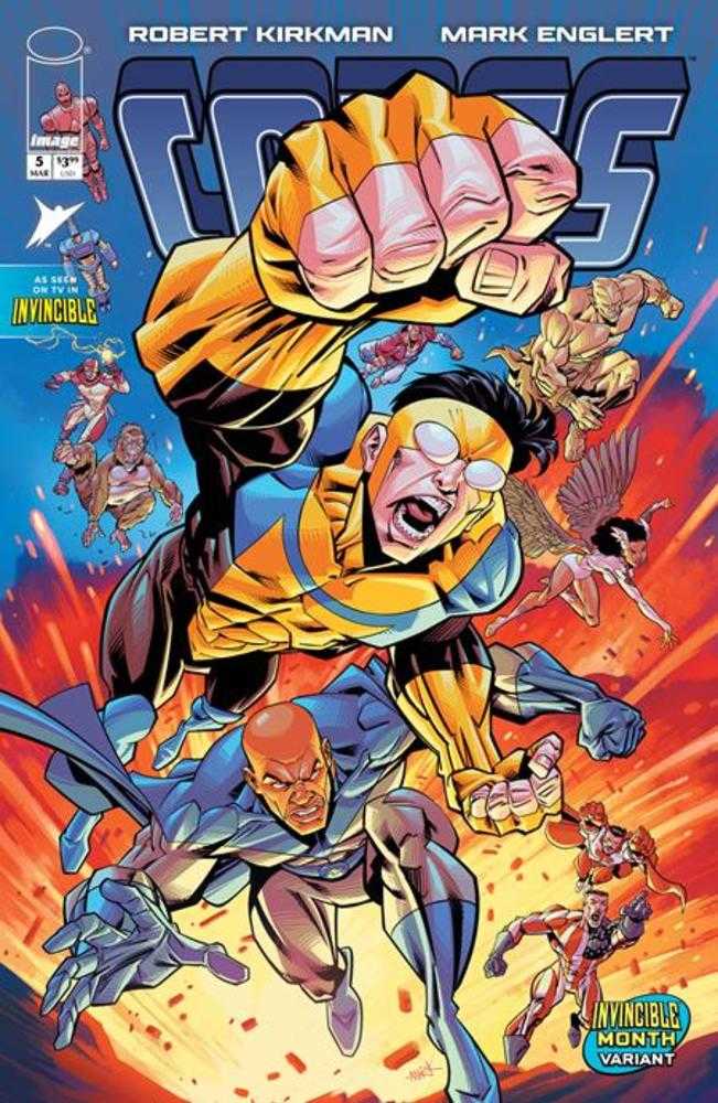 Invincible Universe Capes #5 Cover F Mark Englert Invincible Team Up Variant (Out of Print)