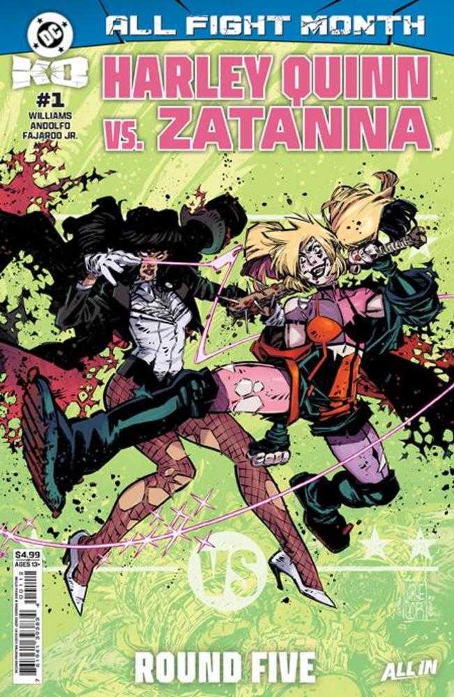 DC K.O. Harley Quinn vs Zatanna #1 (One Shot) Variant (2nd Print) Cover A Jorge Corona