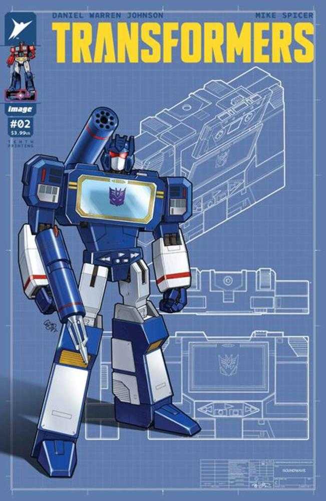Transformers (2023) #2 10th Printing Cover I Ej Su Variant
