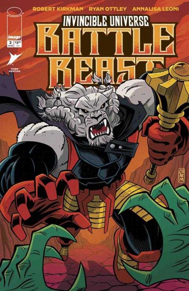 Invincible Universe Battle Beast #3 Variant (3rd Printing) <OFC>