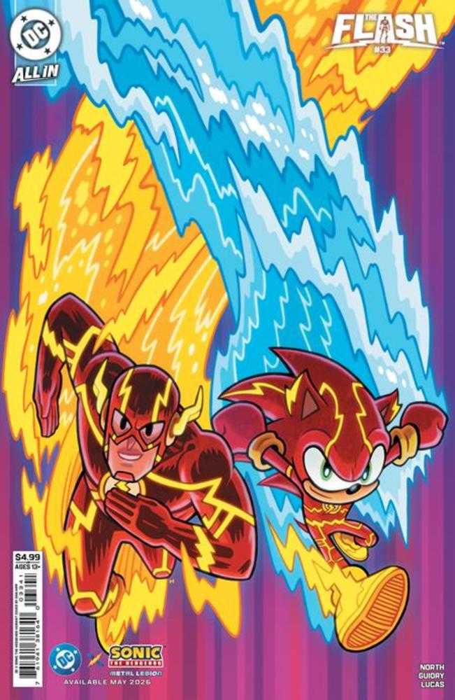 Flash (2023) #33 Cover D Dan Hipp DC X Sonic Card Stock Variant