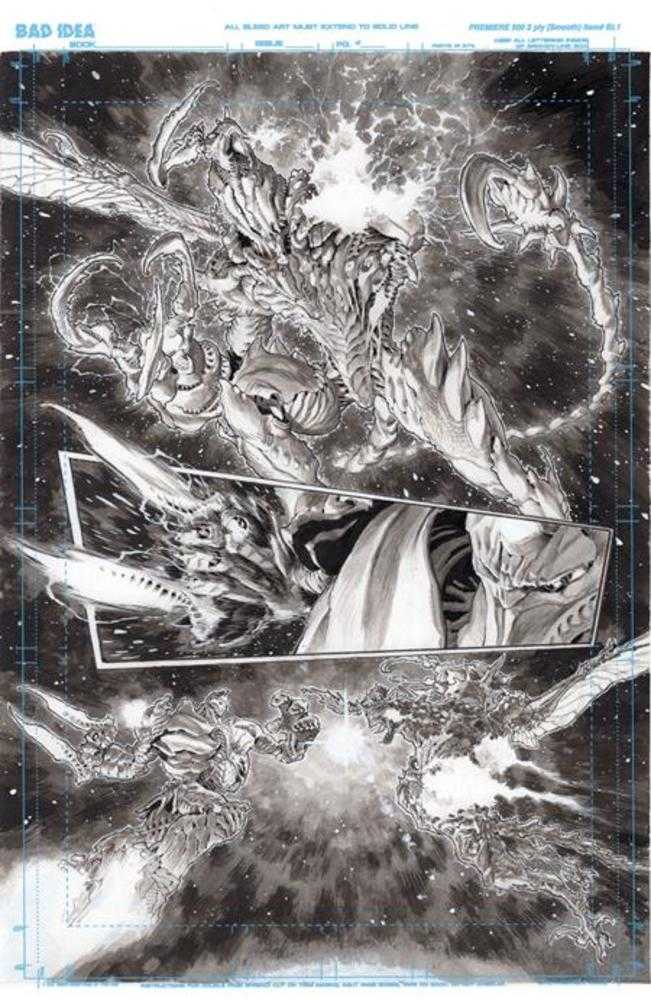 Olympus Saga Megalith #1 (Of 4) Cover P Lewis Larosa Original Art Edition 13 Variant