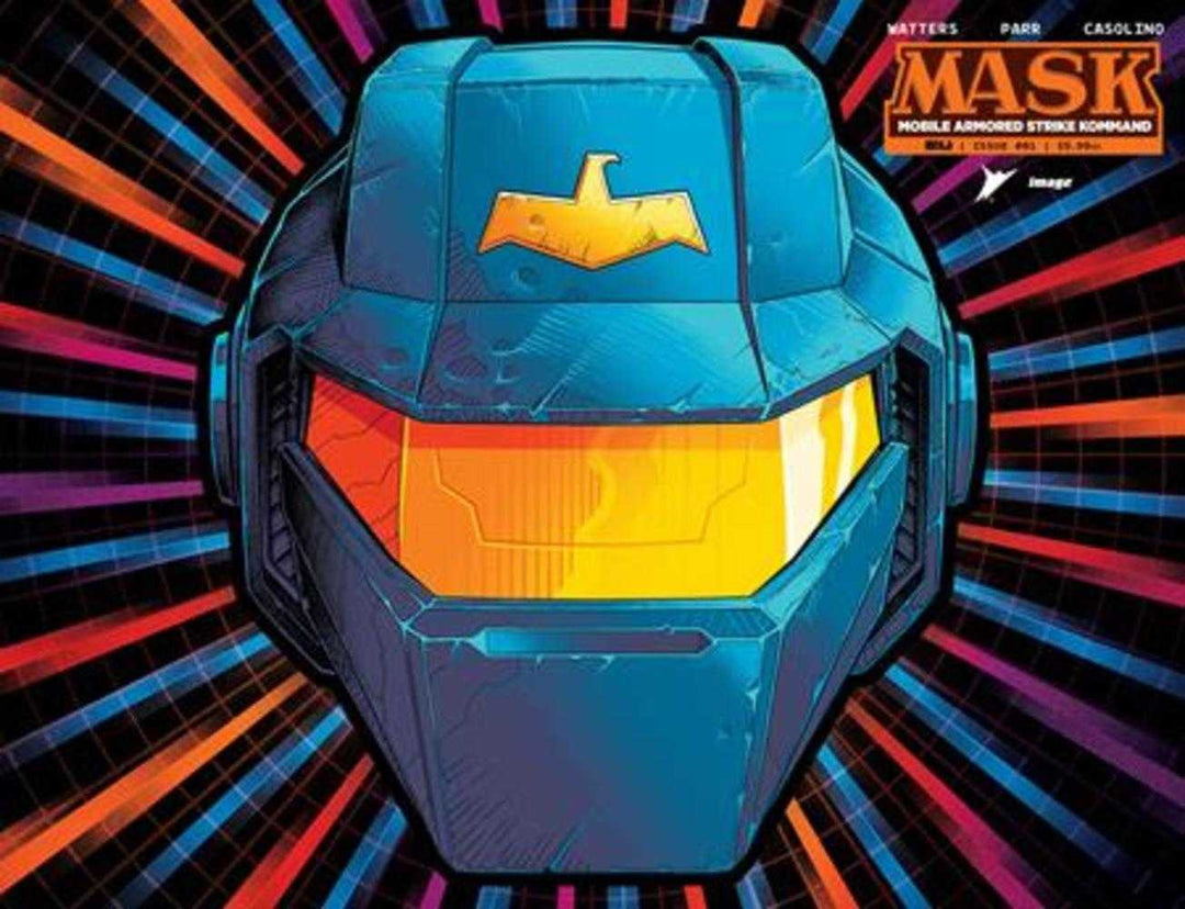Mask (2026) #1 Cover Q Pye Parr & Luke Preece & Andres Juarez Die Cut Foil Mask Variant