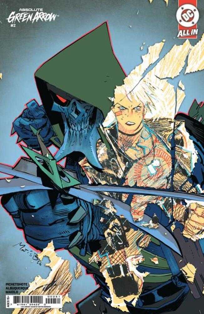 Absolute Green Arrow #2 (Of 6) Cover E (1:25) Matias Bergara Card Stock Variant