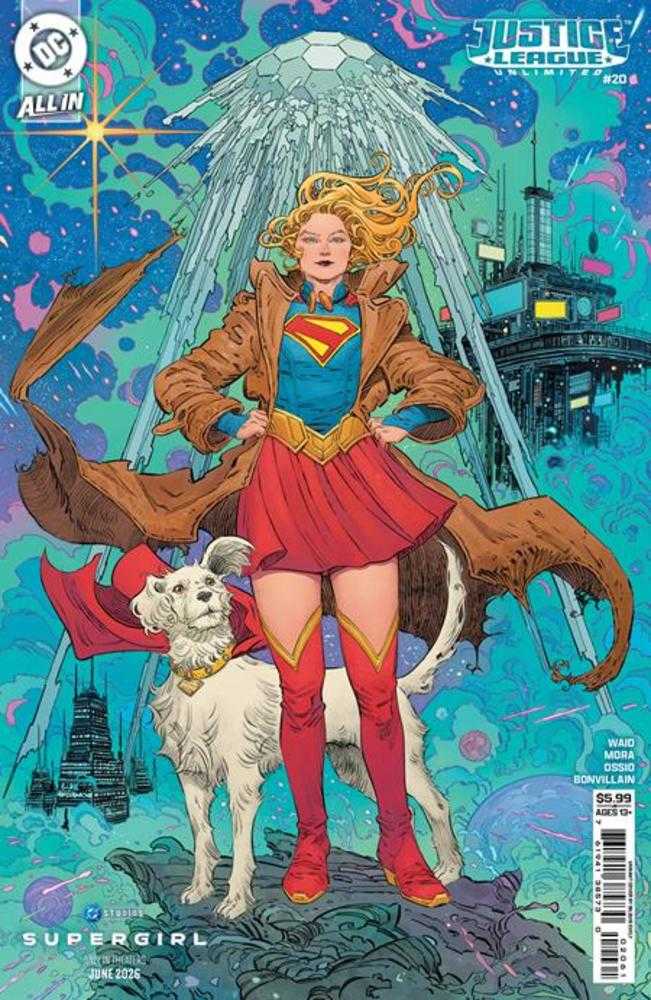 Justice League Unlimited (2025) #20 Cover F Bilquis Evely Supergirl Movie Card Stock Variant