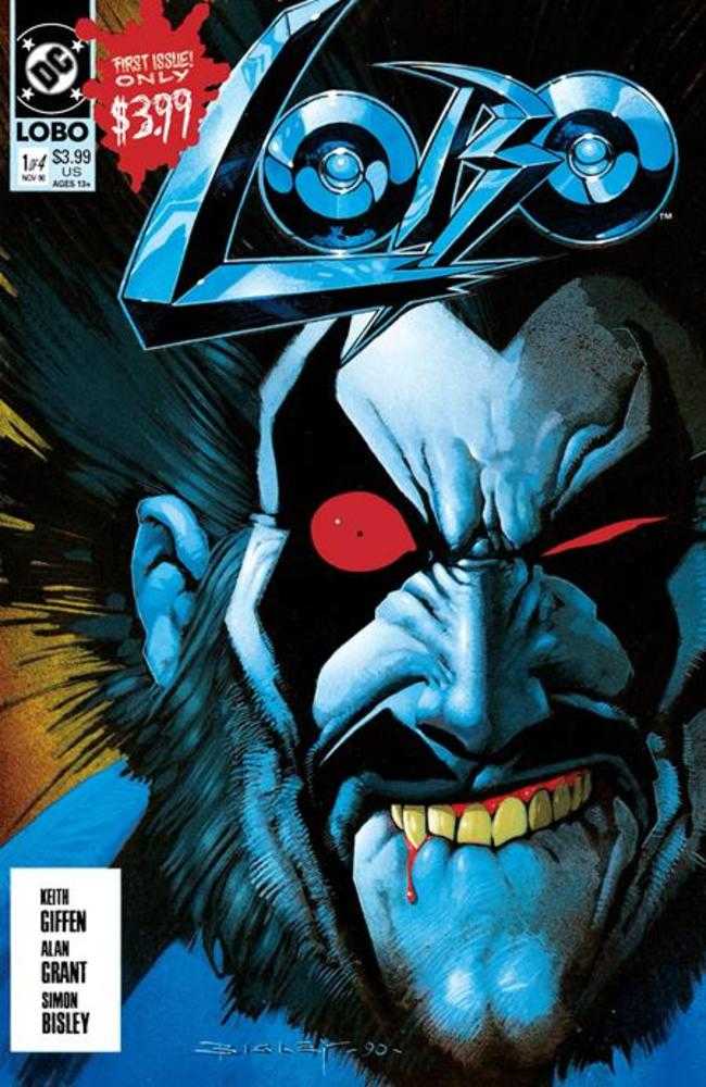 Lobo (1990) #1 Facsimile Edition Cover A Simon Bisley