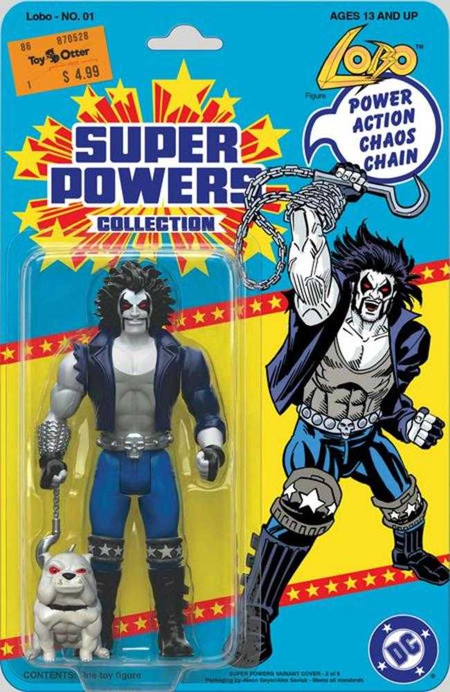 Lobo (1990) #1 Facsimile Edition Cover B Jason Geyer & Alex Saviuk Lobo Super Powers Card Stock Variant
