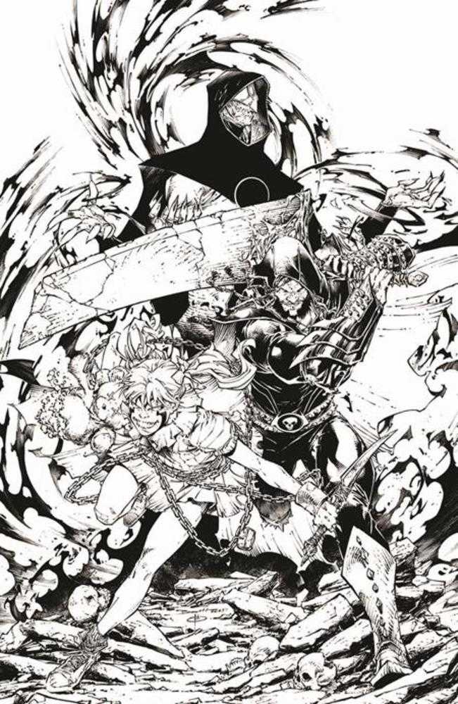 Curse Of Sherlee Johnson #6 Cover C Brett Booth Black & White Full Art Variant