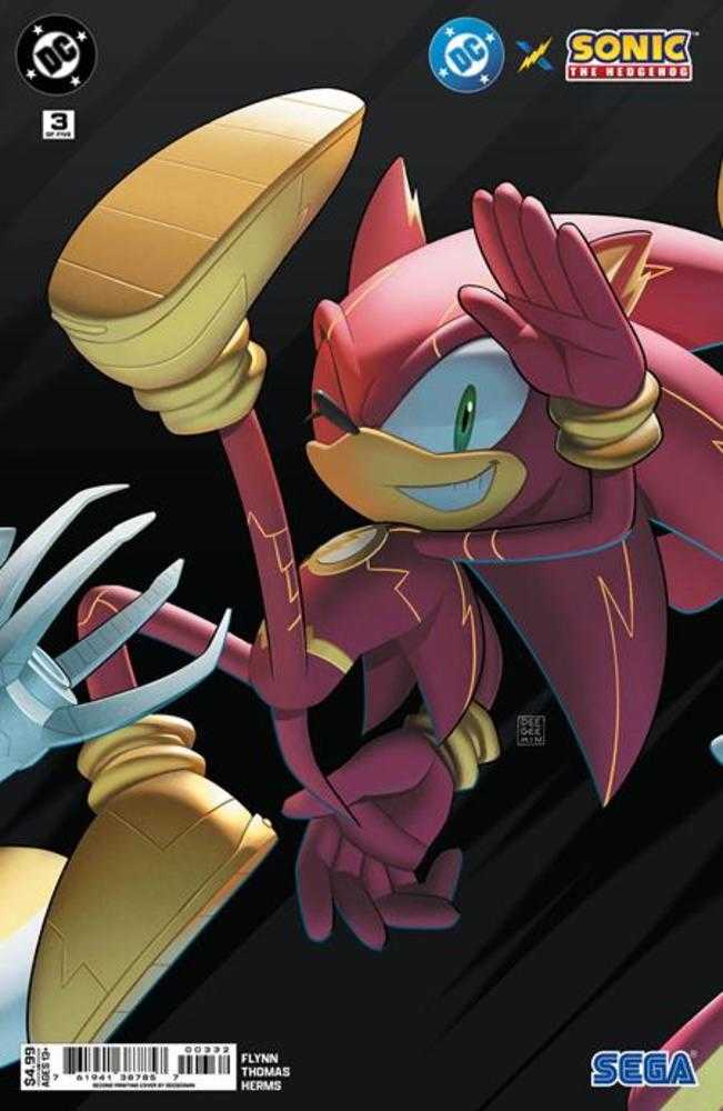 DC X Sonic The Hedgehog #3 (Of 5) Variant (2nd Print) Deegeemin Connecting