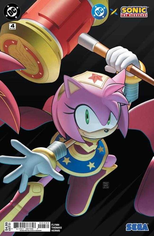 DC X Sonic The Hedgehog #4 (Of 5) Variant (2nd Print) Deegeemin Connecting
