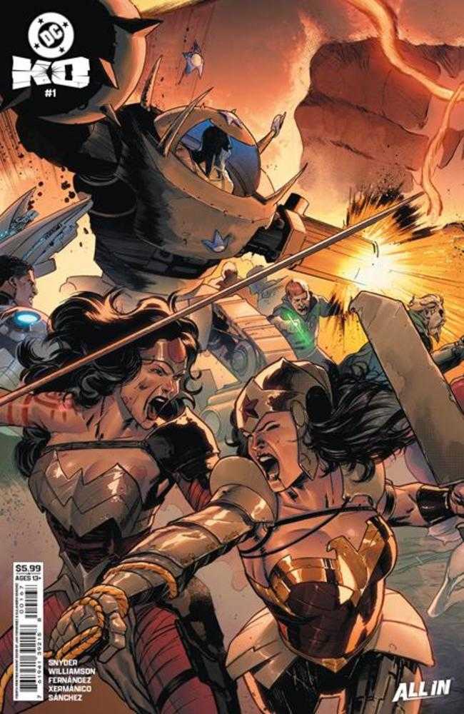 DC K.O. #1 (Of 5) Variant (4th Print) Cover B Javi Fernandez Connecting Card Stock Variant