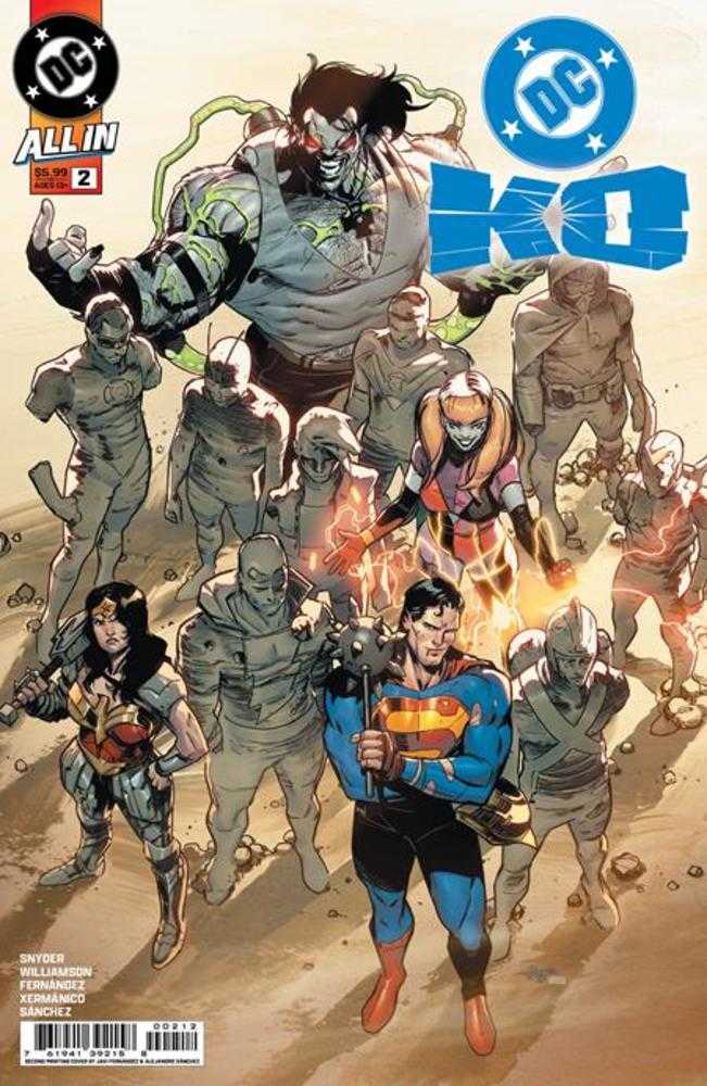 DC K.O. #2 (Of 5) Variant (2nd Print) Cover A Javier Fernandez