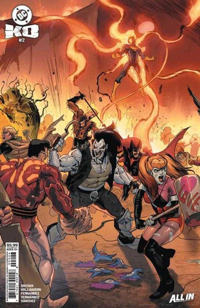 DC K.O. #2 (Of 5) Variant (2nd Print) Cover B Javi Fernandez Connecting Card Stock Variant