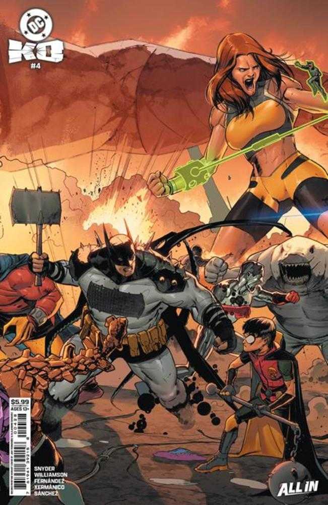 DC K.O. #4 (Of 5) Variant (2nd Print) Cover B Javier Fernandez Connecting Card Stock Variant