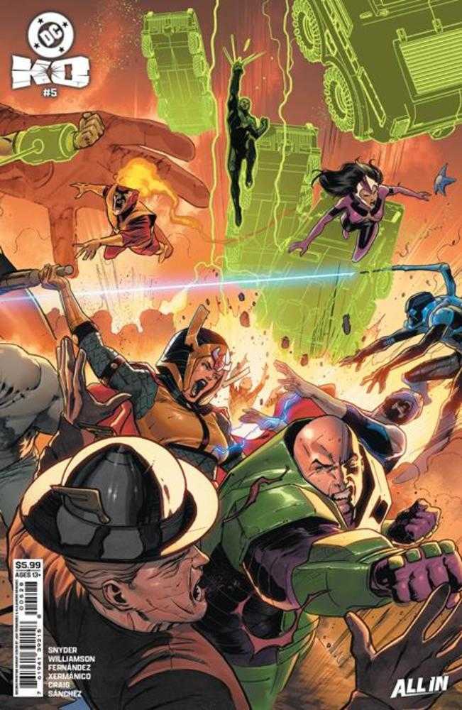 DC K.O. #5 (Of 5) Variant (2nd Print) Cover B Javier Fernandez Connecting Card Stock Variant