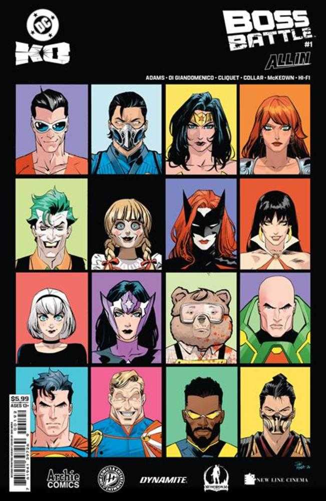 DC K.O. Boss Battle #1 (One Shot) Variant (2nd Print) Cover B Dan Mora Card Stock Variant