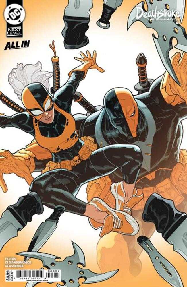 Deathstroke The Terminator (2026) #5 Cover B Jeff Spokes Card Stock Variant