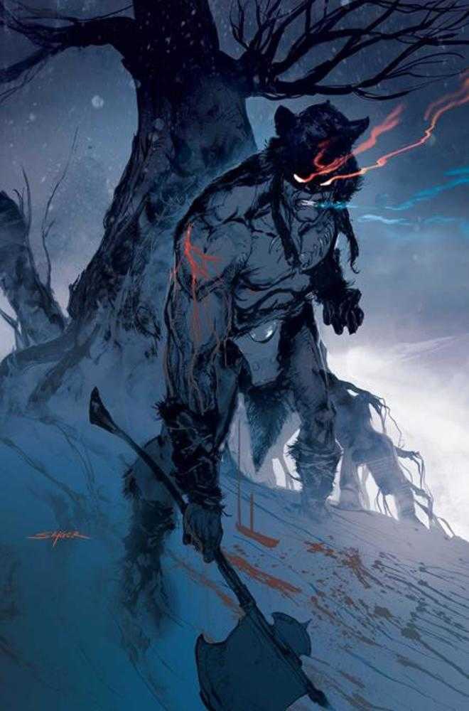 Fire And Ice Darkwolf #1 Cover K (1:15) Stuart Sayger Full Art Virgin Variant