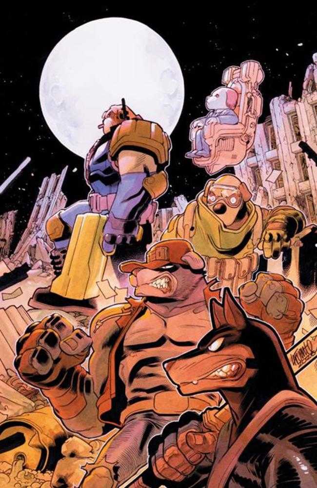 Super Mondo Mega Mutts #1 (Of 4) Cover H (1:20) David Lafuente Full Art Virgin Variant (Mature)