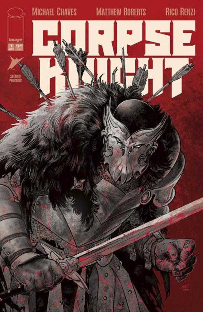 Corpse Knight #1 (Of 6) Variant (2nd Printing) Cover B Matthew Roberts & Rico Renzi Variant (Mature)