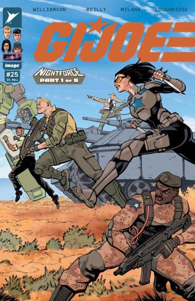 G.I. Joe (2024) #25 Cover I Tom Reilly Wraparound Foil Variant