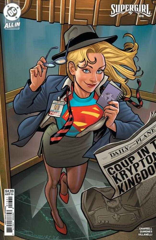 Supergirl (2025) #16 Cover D Joe Quinones Card Stock Variant (Kingdom Of Zod)